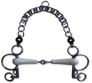 Pelham łamany Metalab Flexi z krótkimi czankami