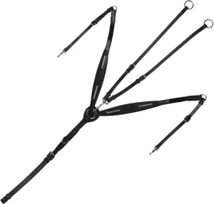 Napierśnik skórzany Kentaur Napoli z metalowymi bloczkami