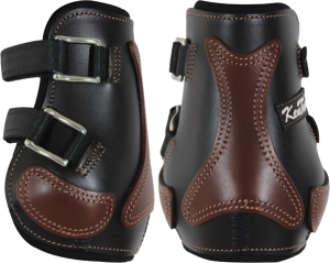 Ochraniacze skórzane tylne zamknięte zaciskowe Kentaur Roma