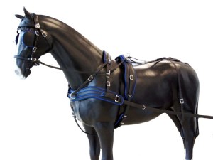 Uprząż syntetyczna parokonna Arden Biothane Maraton z pasami przez konnymi