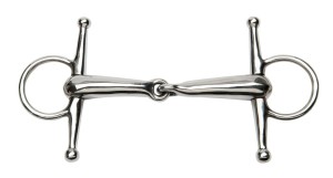 Wędzidło z krótkimi wąsami 1 x łamane, puste