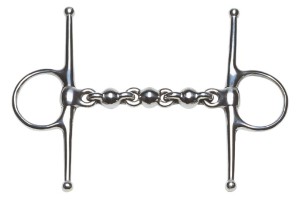 Wędzidło z wąsami wielokrotnie łamane typu Waterford