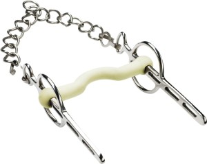 Wędzidło zaprzęgowe Liverpool Flexi proste z portem