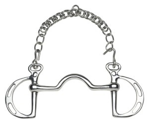Wędzidło Kimberwick prosty z wysokim portem