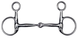 Wędzidło Baucher 1x łamane pełne