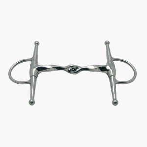 Wędzidło z wąsami 1x łamane Metalab kręcone