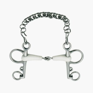 Pelham łamany Metalab Flexi z długimi czankami