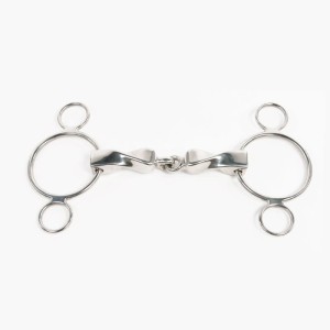 Wędzidło wielokrążek pełne skręcone grube Pessoa