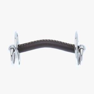 Wędzidło Whitaker Universal Bit proste obszyte skórą