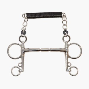 Wędzidło pelham prosty Metalab Elite krótka czanka