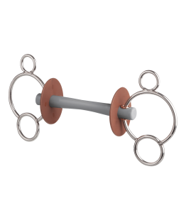 Wędzidło wielokrążek proste miękkie Beris