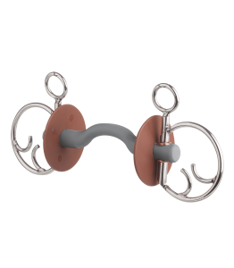 Wędzidło Kimberwick proste z portem miękkie Beris