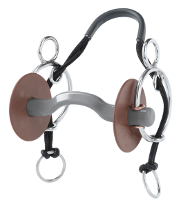 Wędzidło Kombi proste z portem twarde Beris Konnex