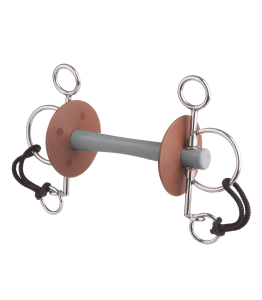 Wędzidło Pelham proste twarde Beris krótkie czanki