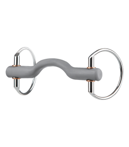 Wędzidło oliwkowe proste z portem twarde Beris