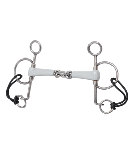 Wędzidło Pelham 2x łamane Beris krótka czanka