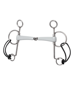 Wędzidło Pelham 1x łamane Beris długa czanka