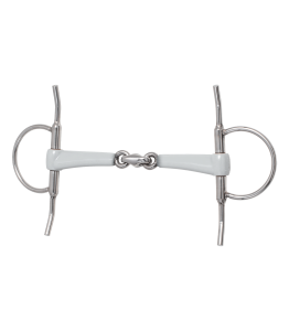 Wędzidło z wąsami 2x łamane Beris