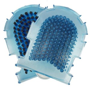 Rękawica ze szczotką