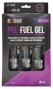 FORAN Pre-Fuel Gel Triple Pack - 60ml x 3 - dodatek energetyczny dla koni w turbstrzykawce