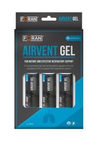 FORAN Airvent Gel Triple Pack - natychmiastowe i skuteczne wsparcie dróg oddechowych