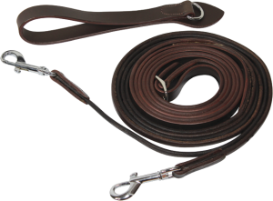 Czarna wodza ze skóry walcowanej Kentaur