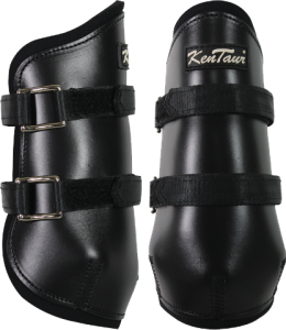 Ochraniacze skórzane tylne zaciskowe wysokie Kentaur