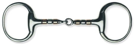 Wędzidło oliwkowe z rolkami Metalab Standard