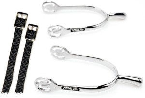 Ostrogi Fair Play niklowane z kulką