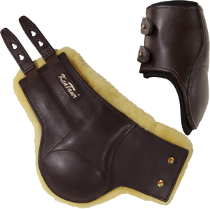 Ochraniacze skórzane tylne Kentaur Oxford Velcro