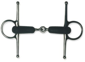 Wędzidło z wąsami gumowe Metalab Standard