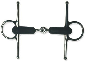 Wędzidło z wąsami gumowe Metalab Standard